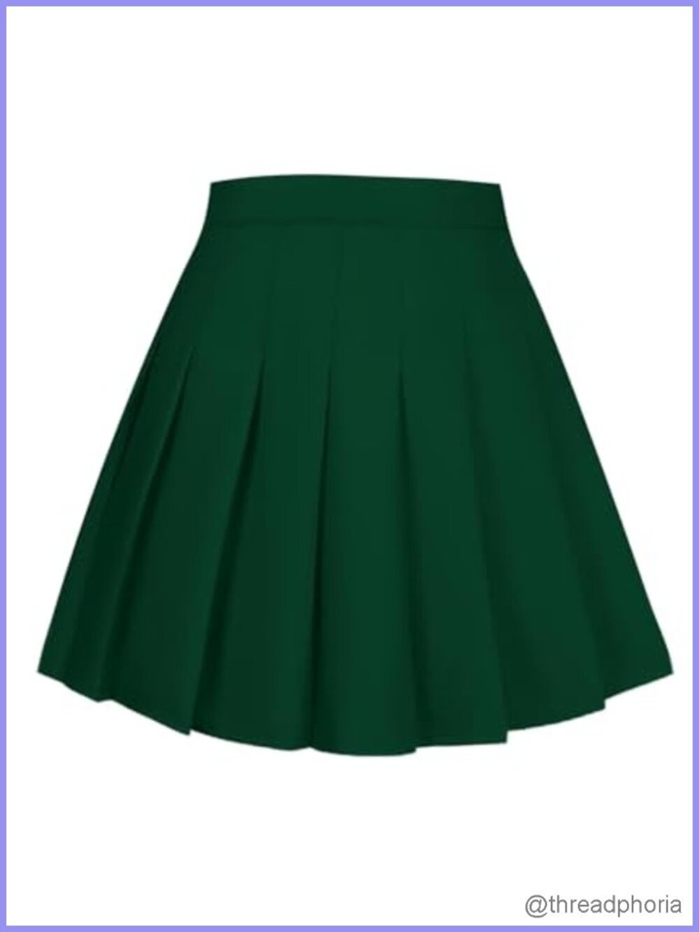Women High Waisted Pleated Skort with Built-In Shorts